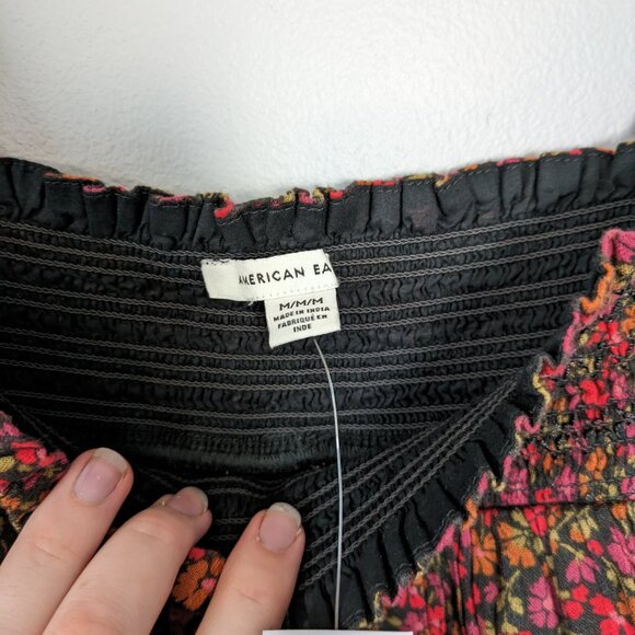 NWT American eagle puff sleeve baby doll dress with pockets - Picture 5 of 10